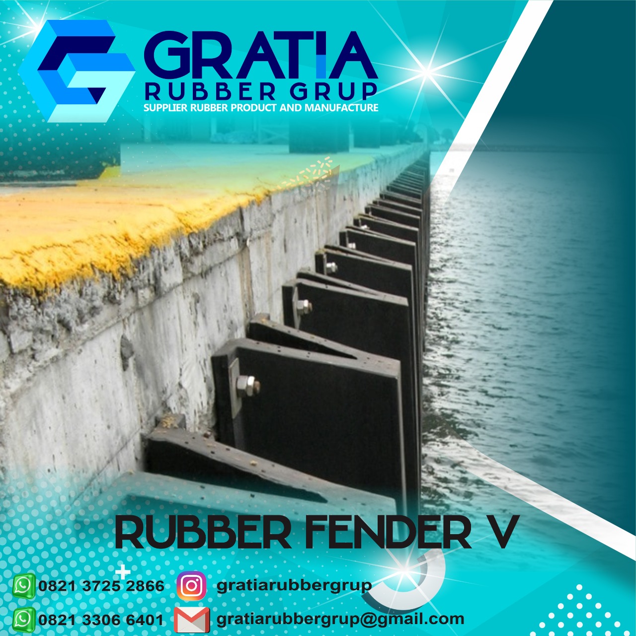 Supplier Rubber Bumper Boat Terlengkap  Melayani Pengiriman Ke Palembang Sumatera Selatan Hub 0821 3306 0461